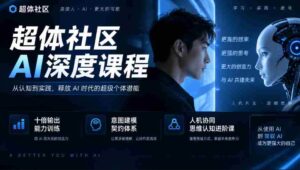 AI赋能，十倍效能提升——超体社区揭秘深度课程，构建智能契约，共进人机思维认知新境界-中创网_分享创业项目_助您在家赚钱