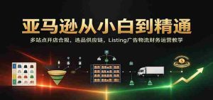 从新手到高手:亚马逊全球多站开店攻略,全面解析选品、供应链、广告策略、物流及财务运营-中创网_分享创业项目_助您在家赚钱