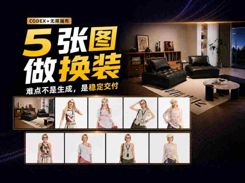 探索无限创意空间：Codex携手5图沙发换装视频，秘诀不在于关键词！-中创网_分享创业项目_助您在家赚钱