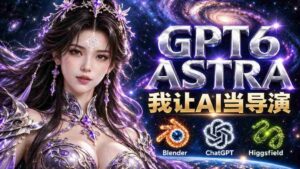引领GPT-6 Astra执掌镜头：Higgsfield与Blender联手创制30秒玄幻电影级剪辑杰作！-中创网_分享创业项目_助您在家赚钱