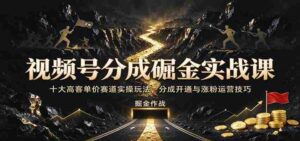 短视频平台收益攻略：揭秘十大高收益领域实战策略，轻松开通分成涨粉秘籍-中创网_分享创业项目_助您在家赚钱