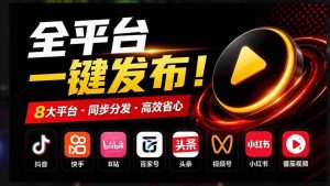 横跨多平台发布一条视频,操作繁琐?自媒体矩阵一键发布神器问世!MatrixMedia开源免费,助你轻松搞定!-中创网_分享创业项目_助您在家赚钱
