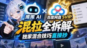 揭秘库库AI与百度网盘SVIP深度融合,独家解析混合技巧分享攻略-中创网_分享创业项目_助您在家赚钱