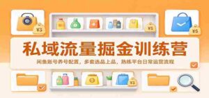 揭秘私域流量宝藏:闲鱼账号打造指南,精选多款热销商品,掌握平台运营精髓-中创网_分享创业项目_助您在家赚钱