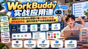 体验WorkBuddy高效工作坊:构建个性化AI工作流,摆脱繁琐劳作,加速内容创作与项目构建-中创网_分享创业项目_助您在家赚钱