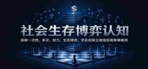 揭秘生存法则：剖析单次、复次对抗，权力与生态较量，掌握自保之道，划定底线，实现降维突破-中创网_分享创业项目_助您在家赚钱