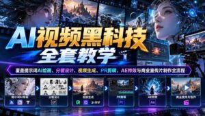 揭秘AI视频制作全攻略：从AI绘画到PR剪辑，一网打尽特效与商业宣传片制作技巧-中创网_分享创业项目_助您在家赚钱