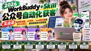 探索WorkBuddy+Skill公众号高效吸粉秘诀:爆款选题挖掘、AI创作、智能知识库构建,四大AI助手助力,自动排版与流量变现攻略-中创网_分享创业项目_助您在家赚钱