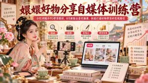 甄嬛精选好物推荐课:小红书轻松带货攻略,8月全新实操教程,助你快速实现好物变现-中创网_分享创业项目_助您在家赚钱