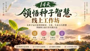 14天领悟种子智慧线上工作坊｜从种子运行原理到财富、关系、生命力与智慧，掌握四力量日常实践方法-中创网_分享创业项目_助您在家赚钱