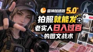 全新雷神5.0版:轻松拍照分享,诚实用户日赚百元的图文赚钱秘籍-中创网_分享创业项目_助您在家赚钱