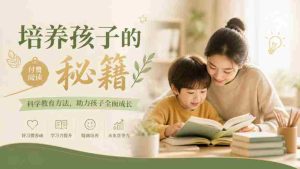 揭秘：如何高效培养孩子的秘诀！-中创网_分享创业项目_助您在家赚钱