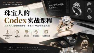 珠宝设计师的实战秘籍：从Codex安装到AI设计，爆款创意与多视角海报制作全攻略-中创网_分享创业项目_助您在家赚钱